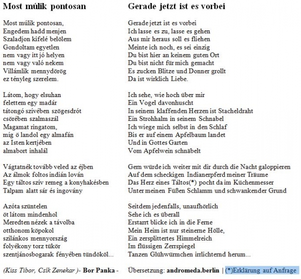 Most múlik pontosan