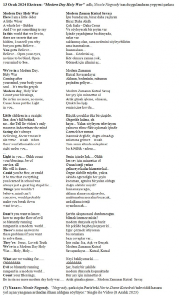 Kutsal Savaş - Sözleri