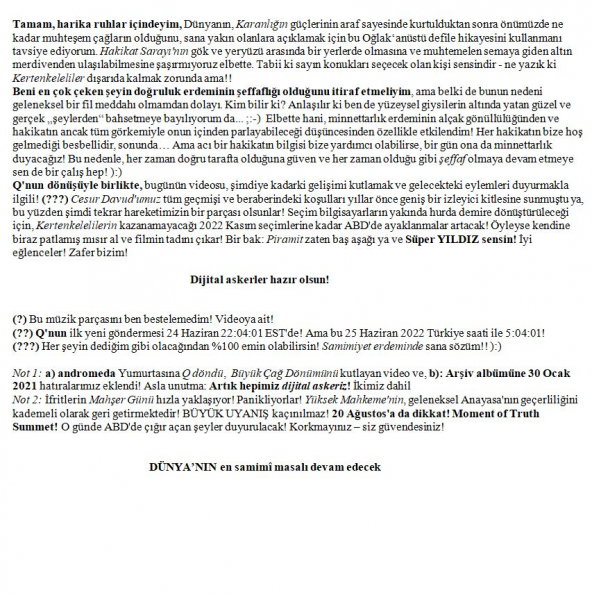 40 numaralı yorumum B