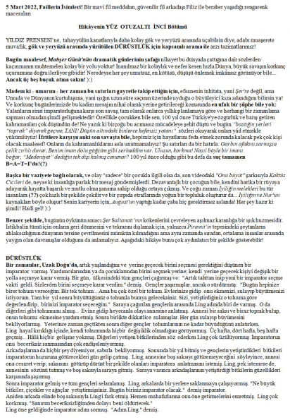 23 numaralı yorumum A