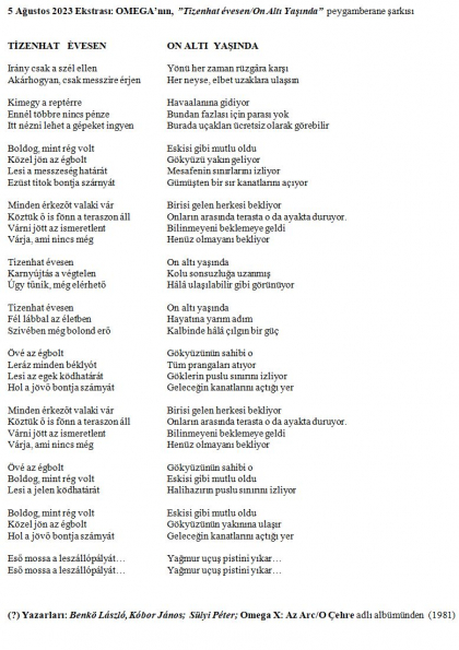 98 numaralı yorumum Ekstrası