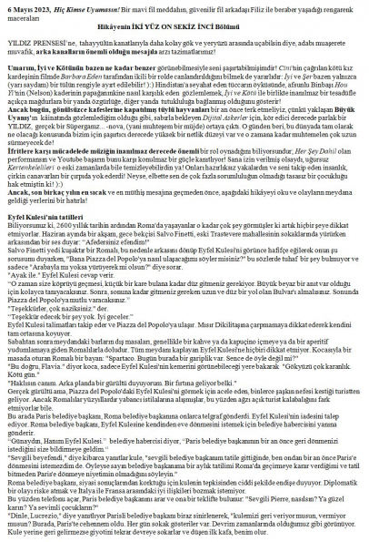 85 numaralı yorumum A