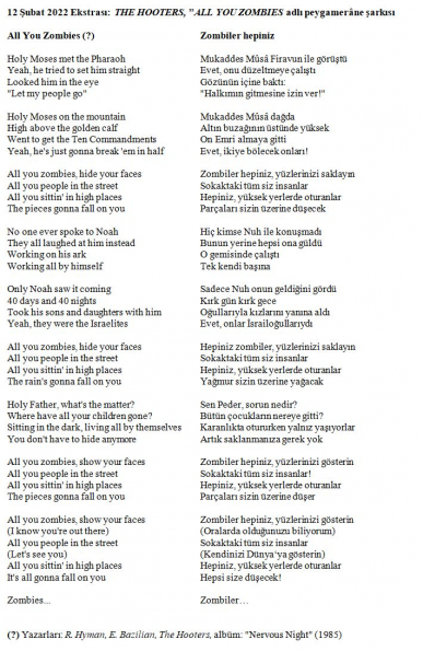 20 numaralı yorumum Ekstrası