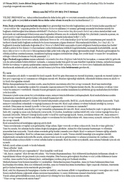 82 numaralı yorumum A