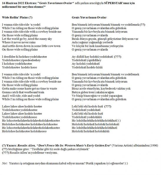 42 numaralı yorumum Extra