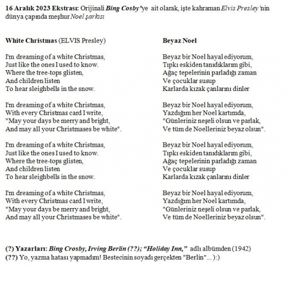 117 numaralı yorumum Ekstrası