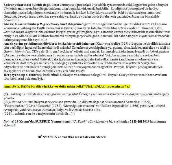 113 numaralı yorumum A