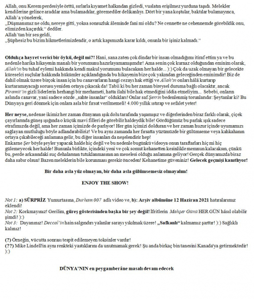 21 numaralı yorumum B