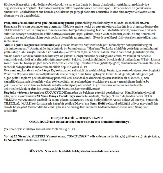 83 numaralı yorumum B