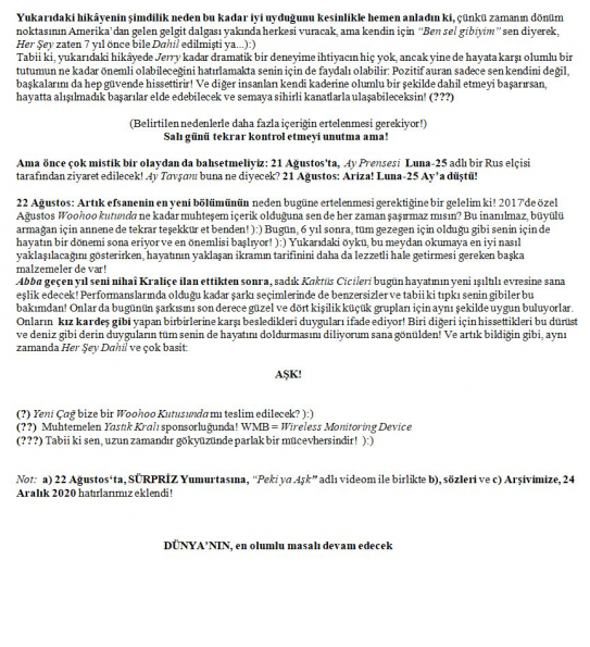 100 numaralı yorumum D