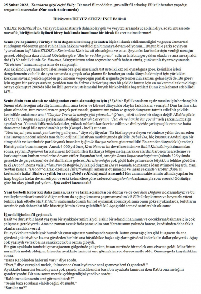 75 numaralı yorumum A