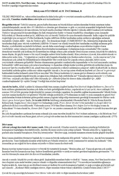 12 numaralı yorumum A