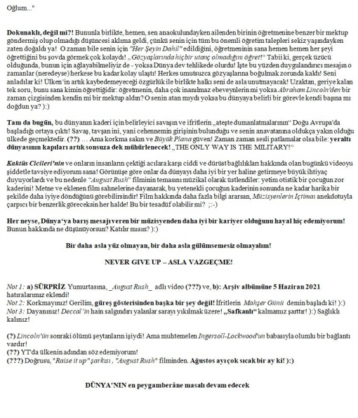 22 numaralı yorumum B