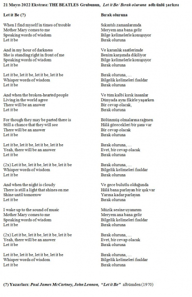 34 numaralı yorumum Extra