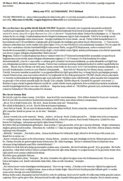 35 numaralı yorumum A