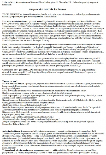 18 numaralı yorumum A