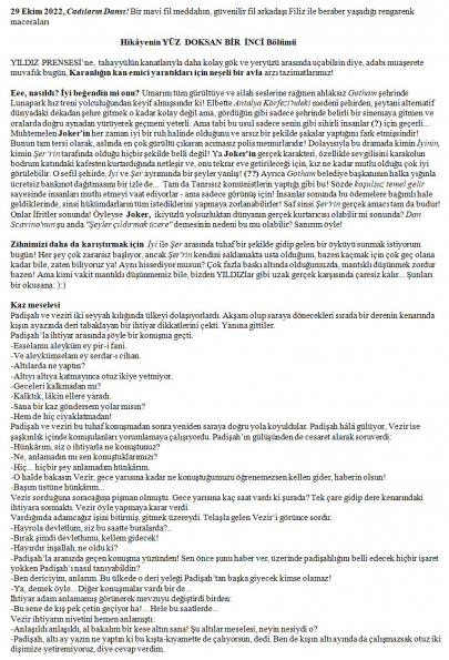 57 numaralı yorumum A