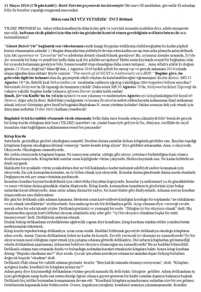 139 numaralı yorumum A