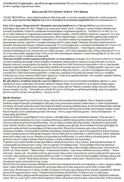 158 numaralı yorumum A