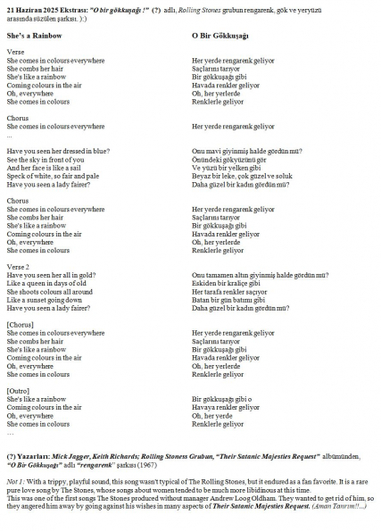 198 numaralı yorumum Ekstrası