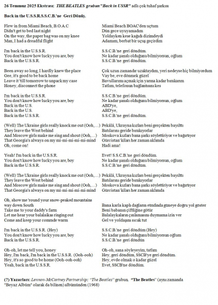 203 nolu yorumum Extrası