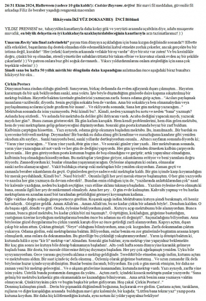 164 numaralı yorumum A