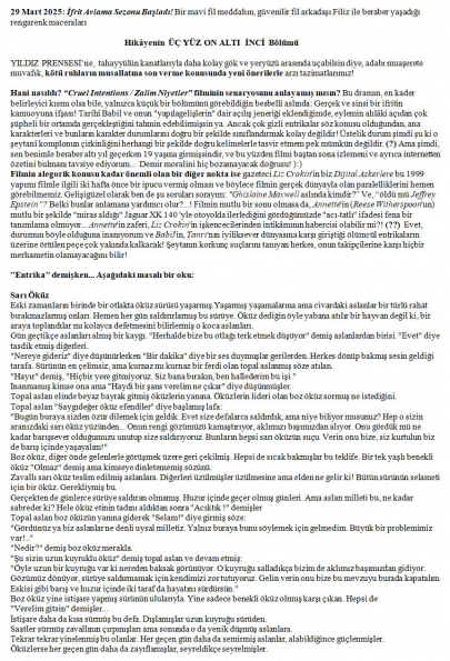 186 numaralı yorumum A