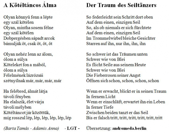 Kötéltáncos Álma