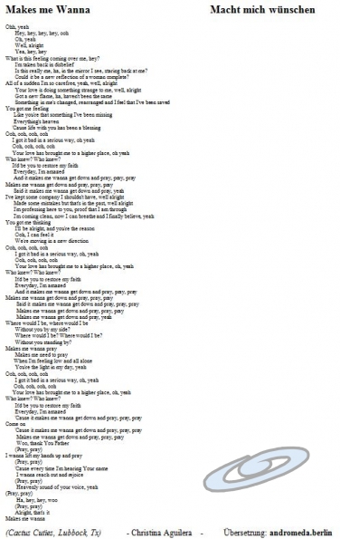 CC's - Makes Me Wanna Pray